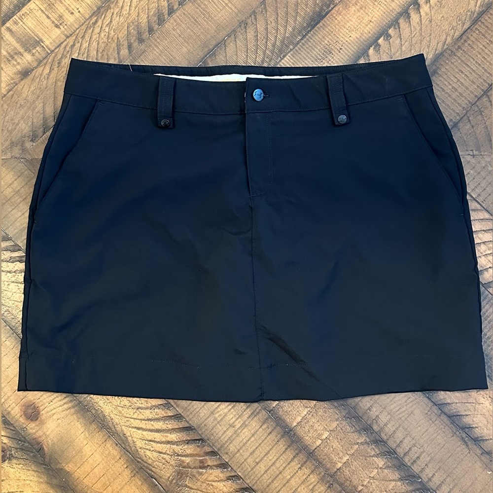 Under Armour Black Golf Tennis Skort with Built in Stretch Shorts Women's 12